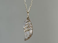 Diamond Angel Wing Charm