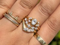Nova Diamond Cluster Ring