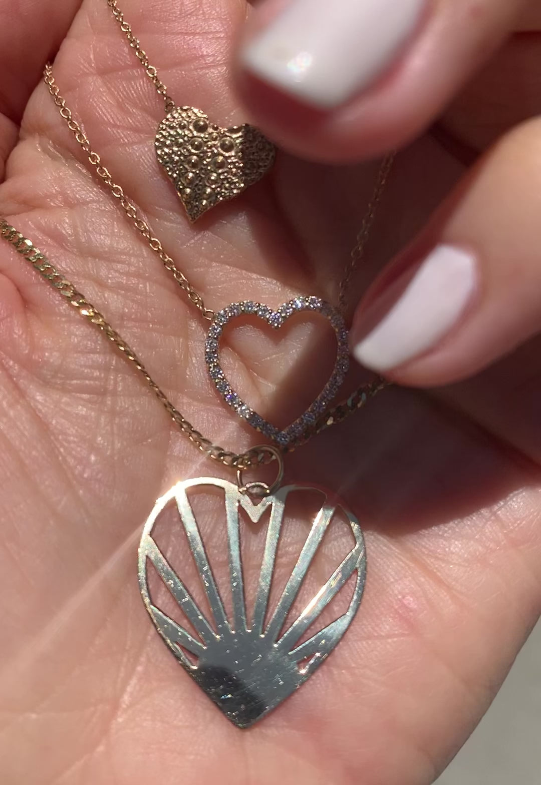 Sea Urchin Heart Necklace