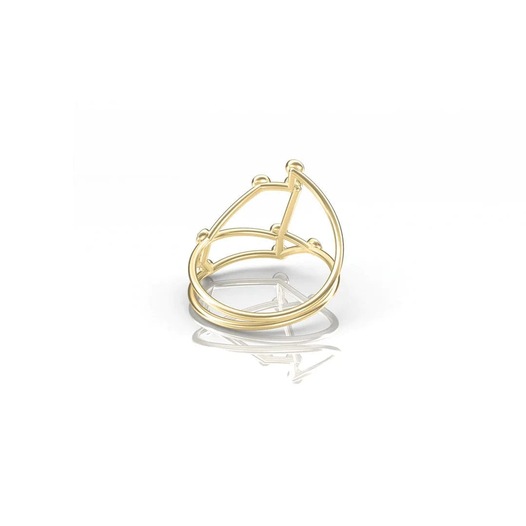 Jessie VE RINGS 6 Aries Constellation Diamond Ring
