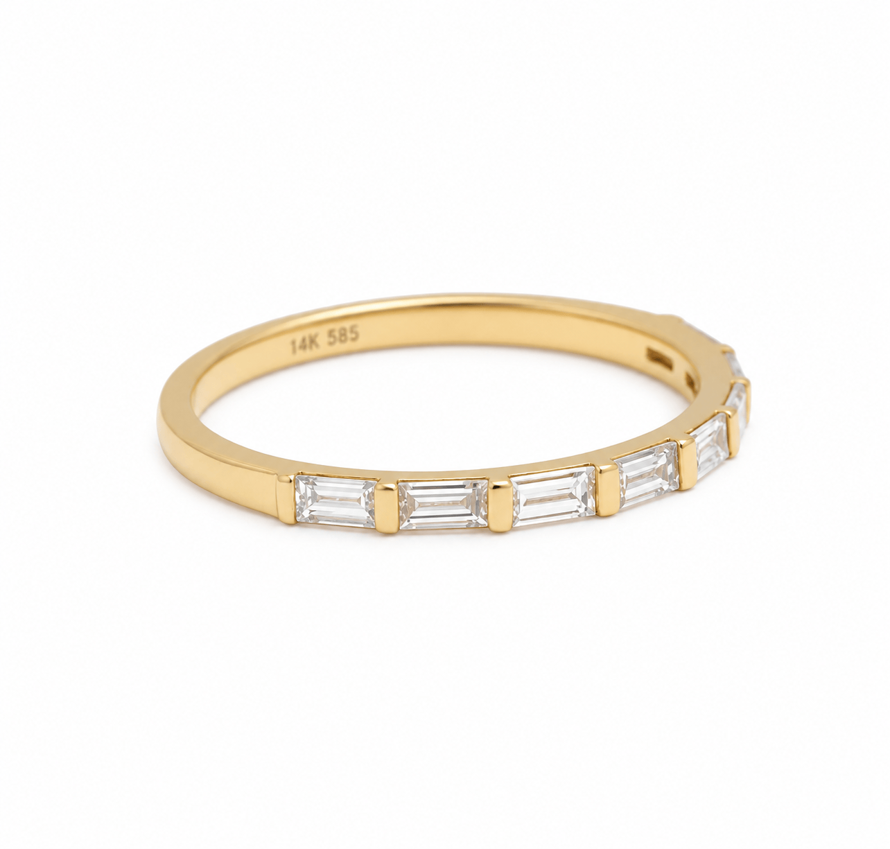 Amazing Grace RINGS Baguette Diamond Half Eternity Ring