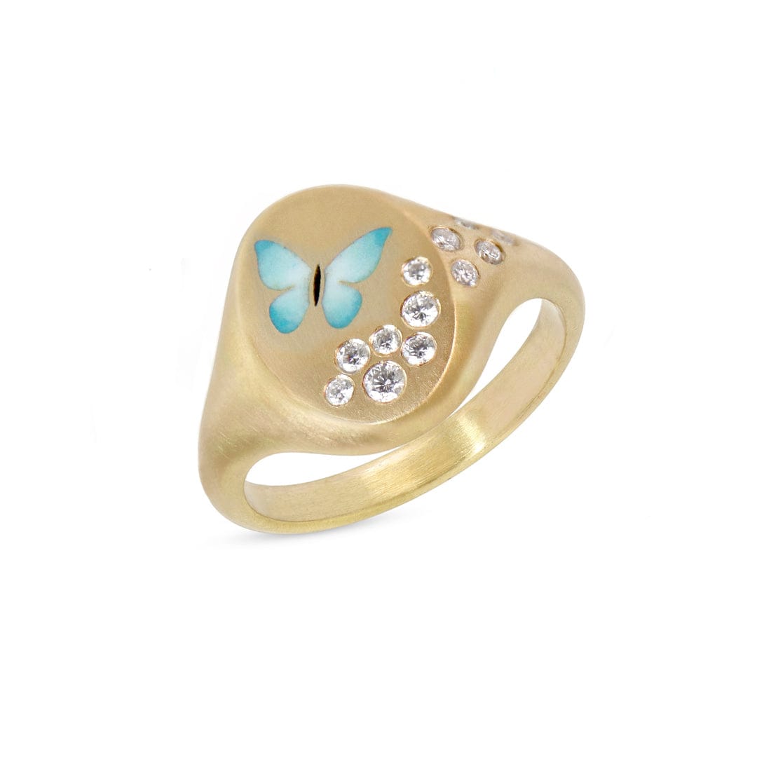 Gwen Barba RINGS Butterfly Signet