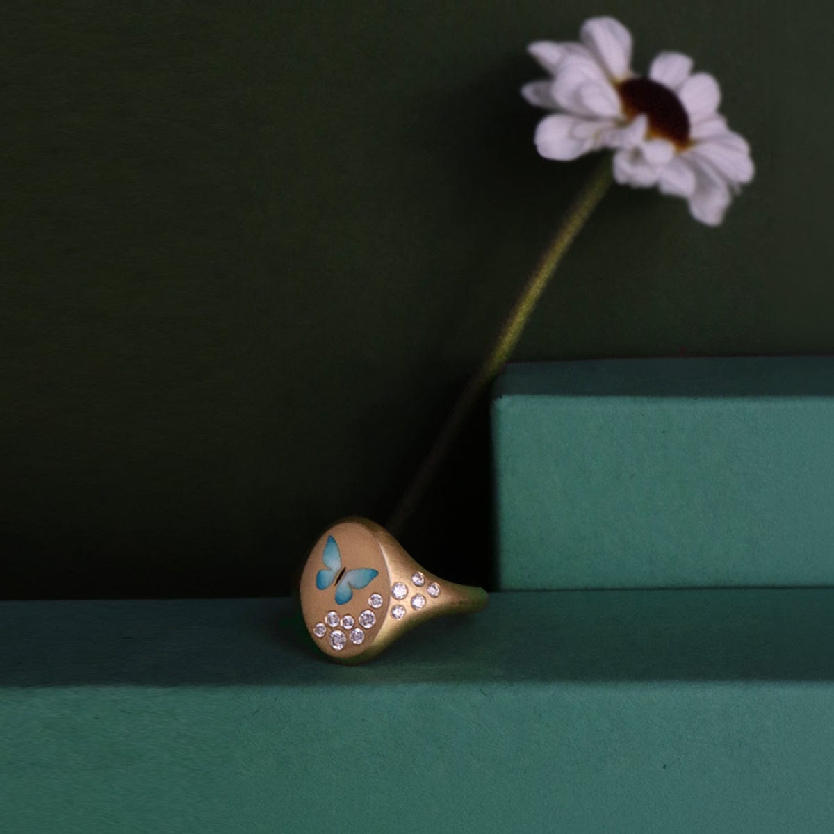 Gwen Barba RINGS Butterfly Signet