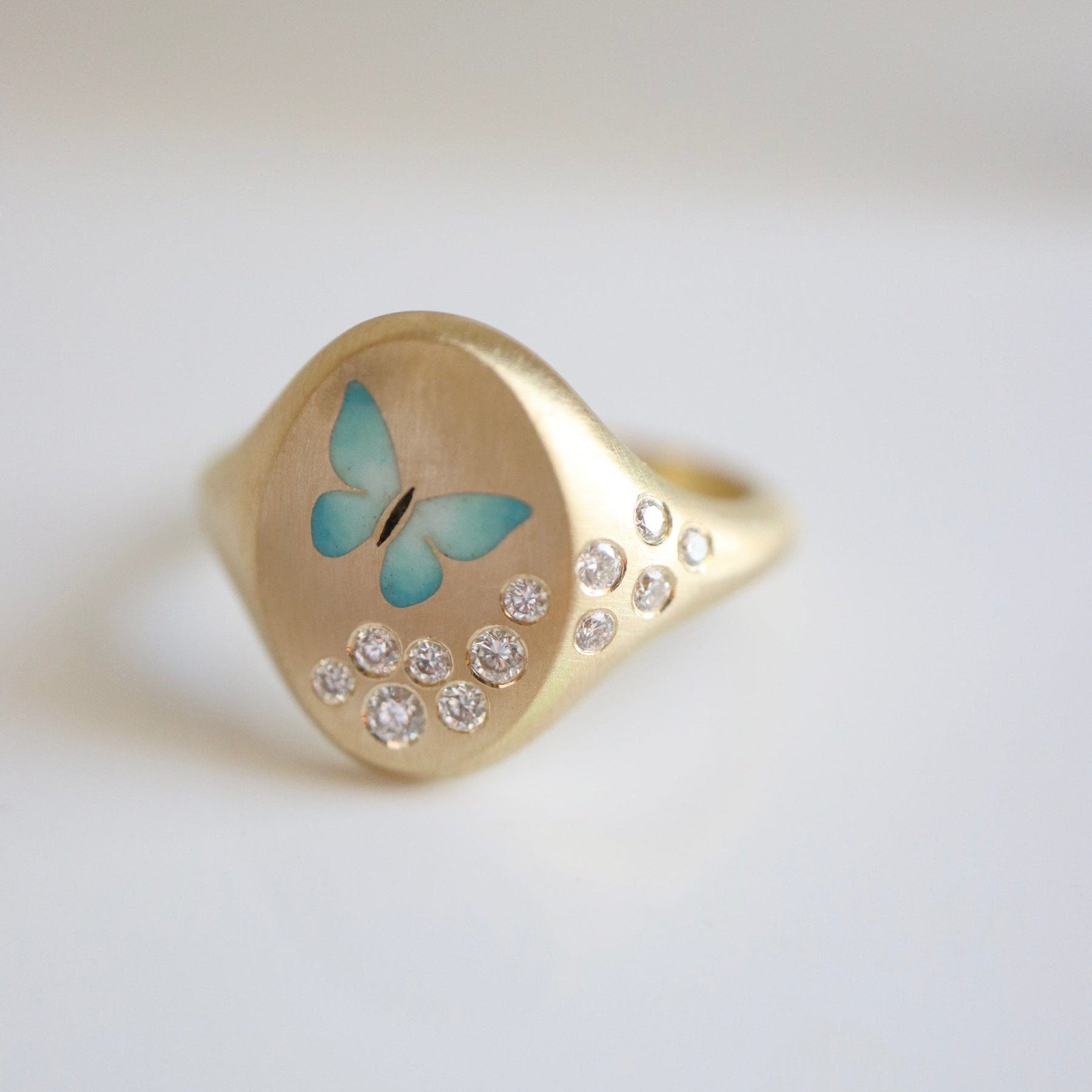 Gwen Barba RINGS Butterfly Signet