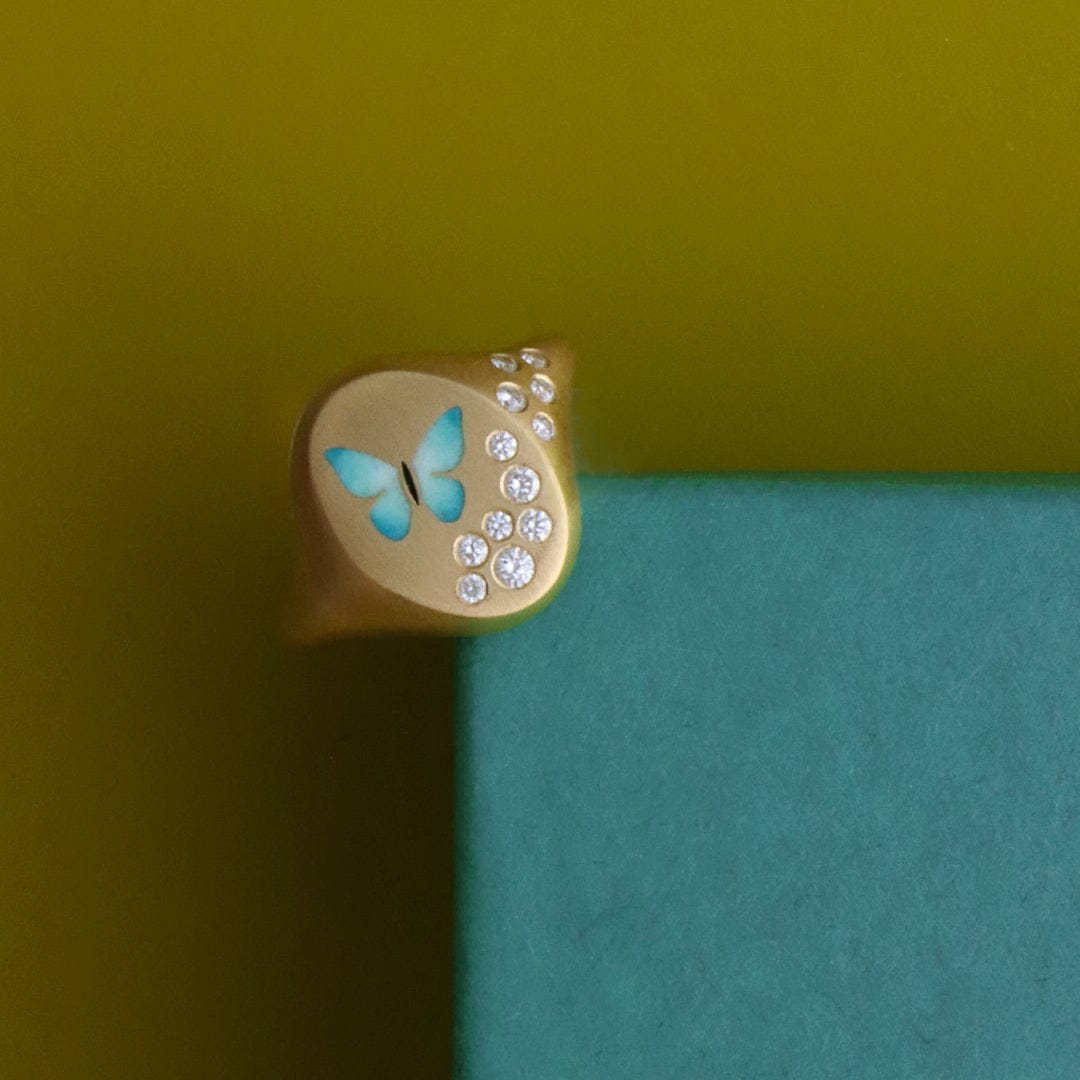 Gwen Barba RINGS Butterfly Signet