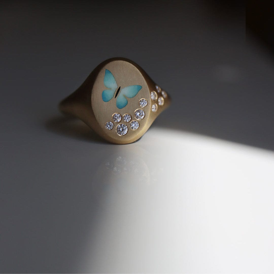 Gwen Barba RINGS Butterfly Signet