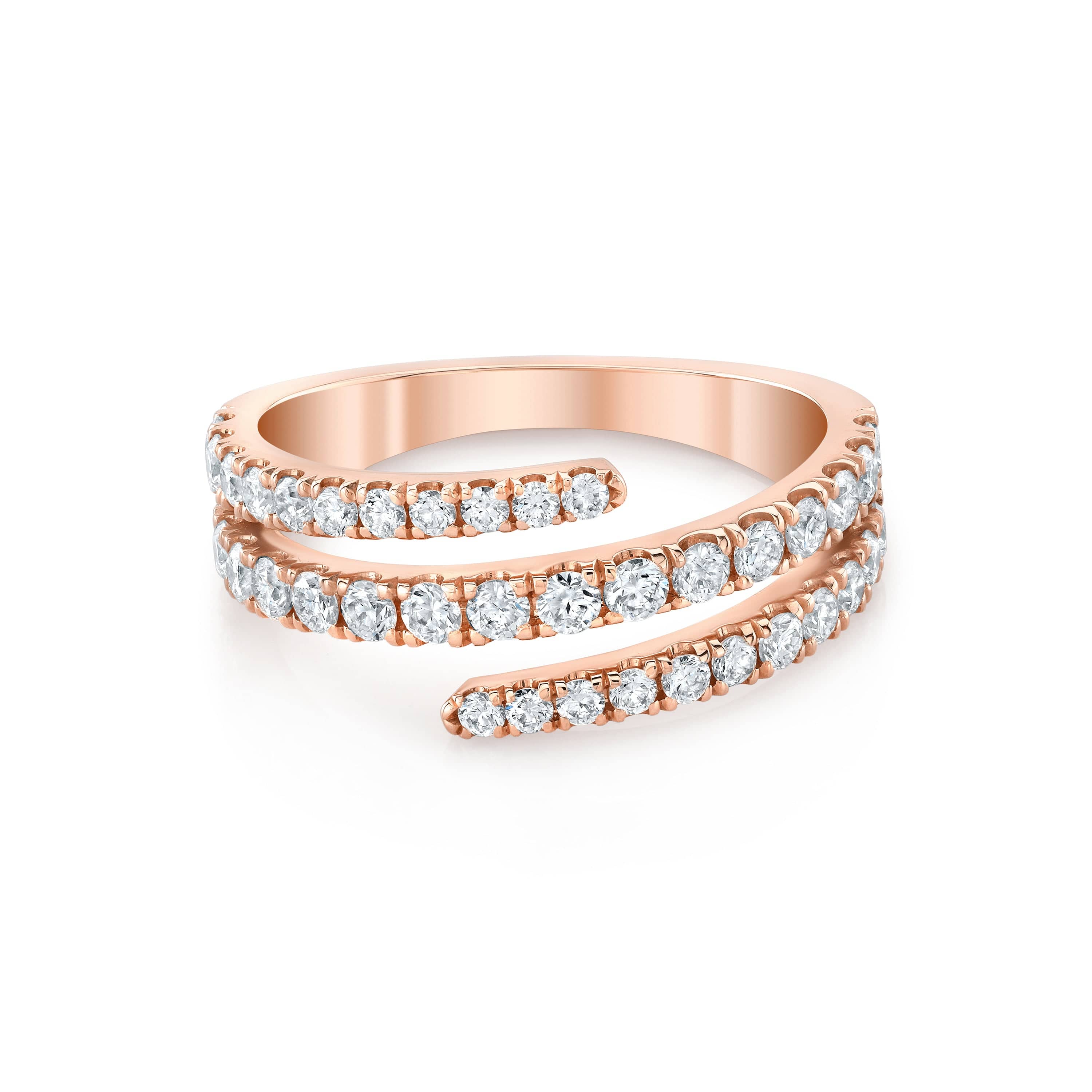 Carter Eve Jewelry RINGS Chunky Diamond Wrap Ring