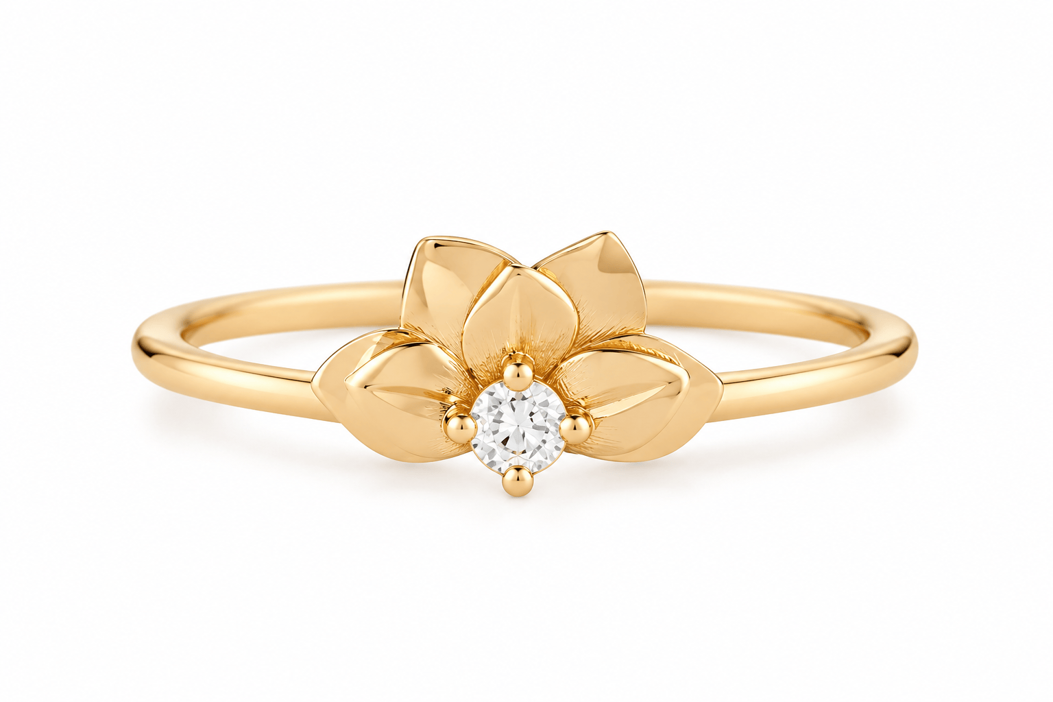 bluboho RINGS Dahlia Flower Bloom Ring