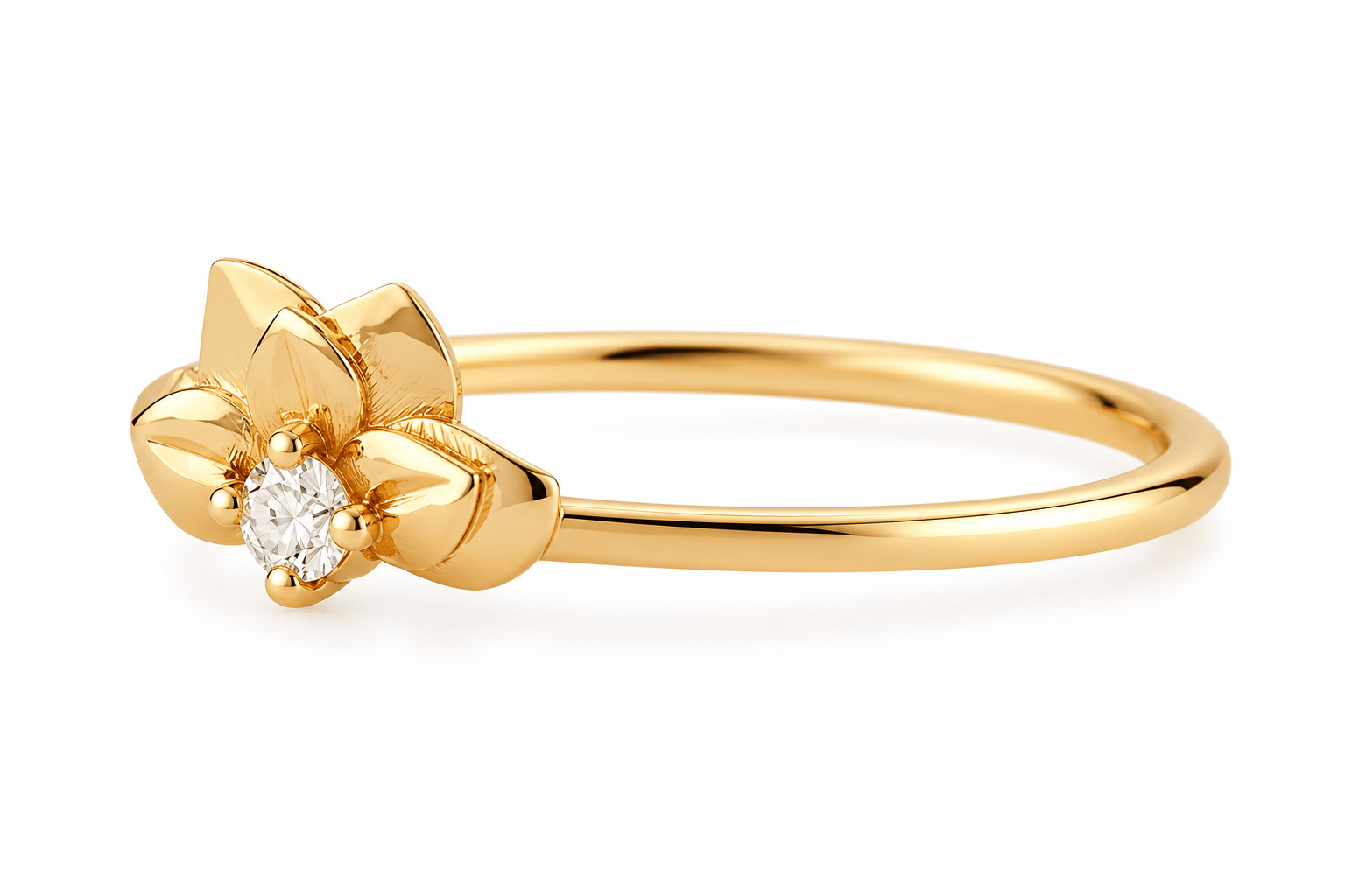 bluboho RINGS Dahlia Flower Bloom Ring