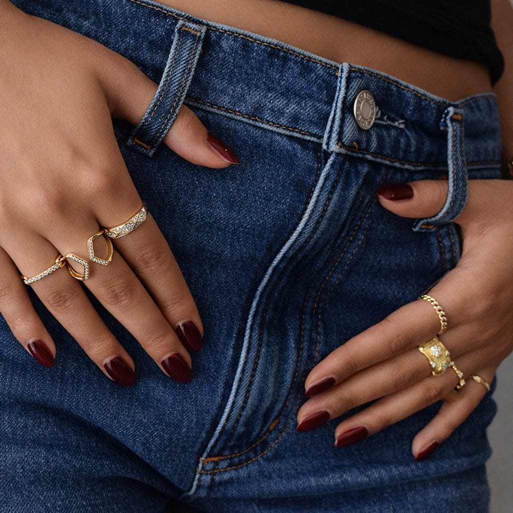 Curated Los Angeles RINGS Diamond Bridle Bit Ring