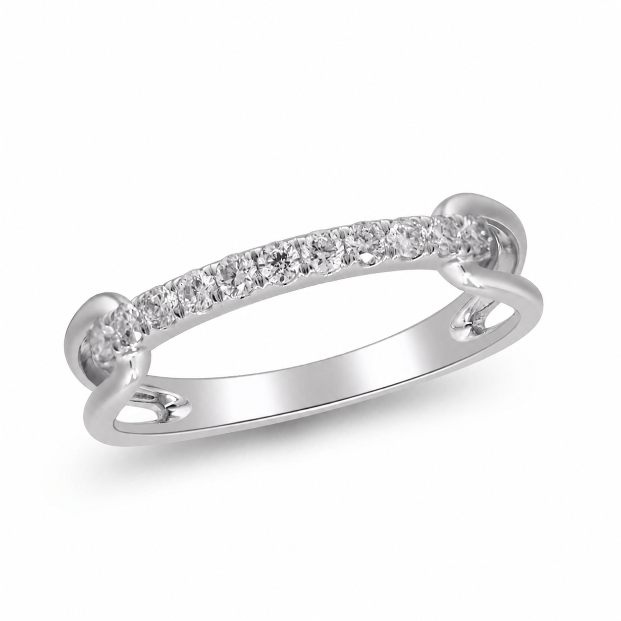 Curated Los Angeles RINGS Diamond Bridle Bit Ring