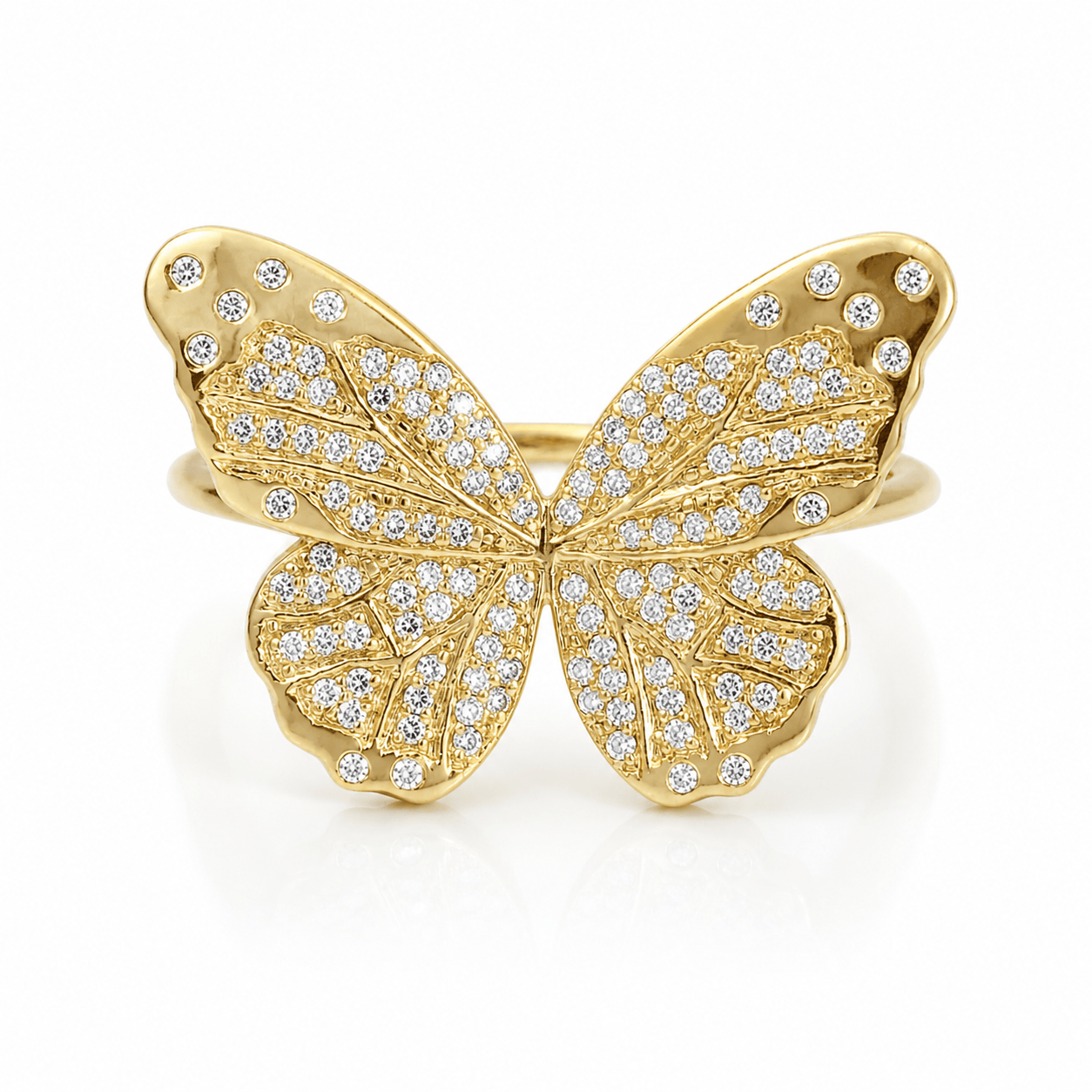 Curated Los Angeles RINGS Diamond Butterfly Ring