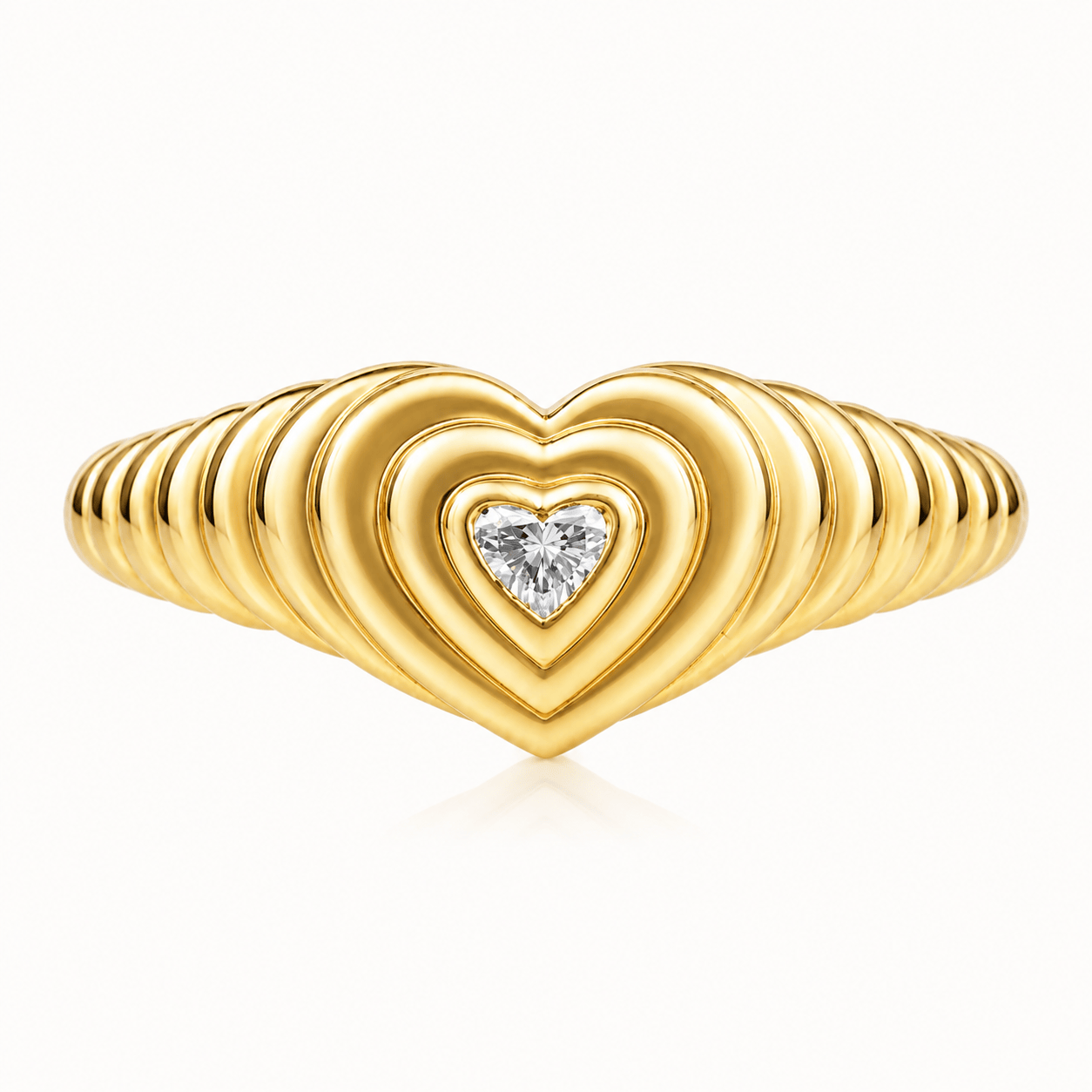 Curated Los Angeles RINGS Diamond Heart Ring