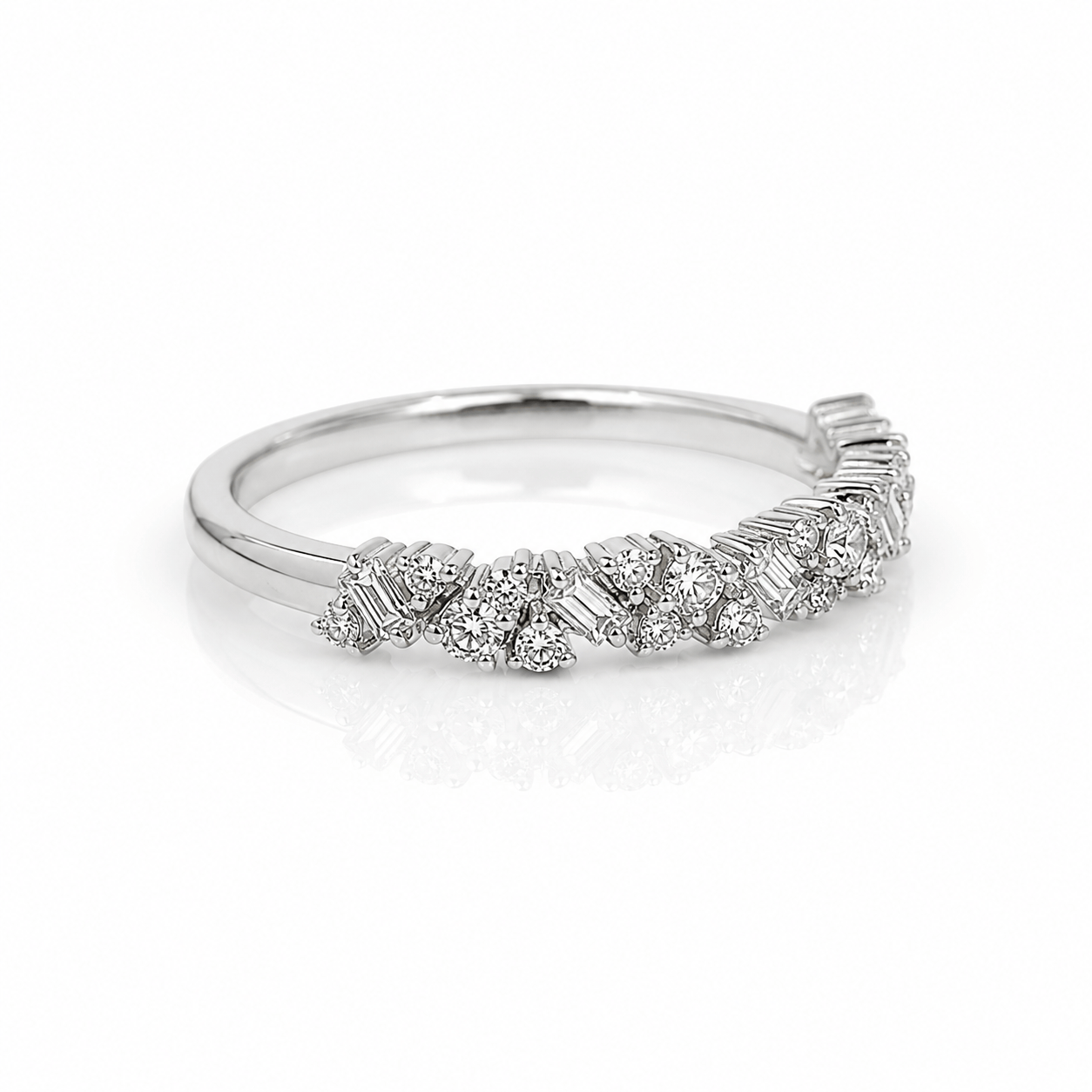 Curated Los Angeles RINGS Diamond Mosaic Ring