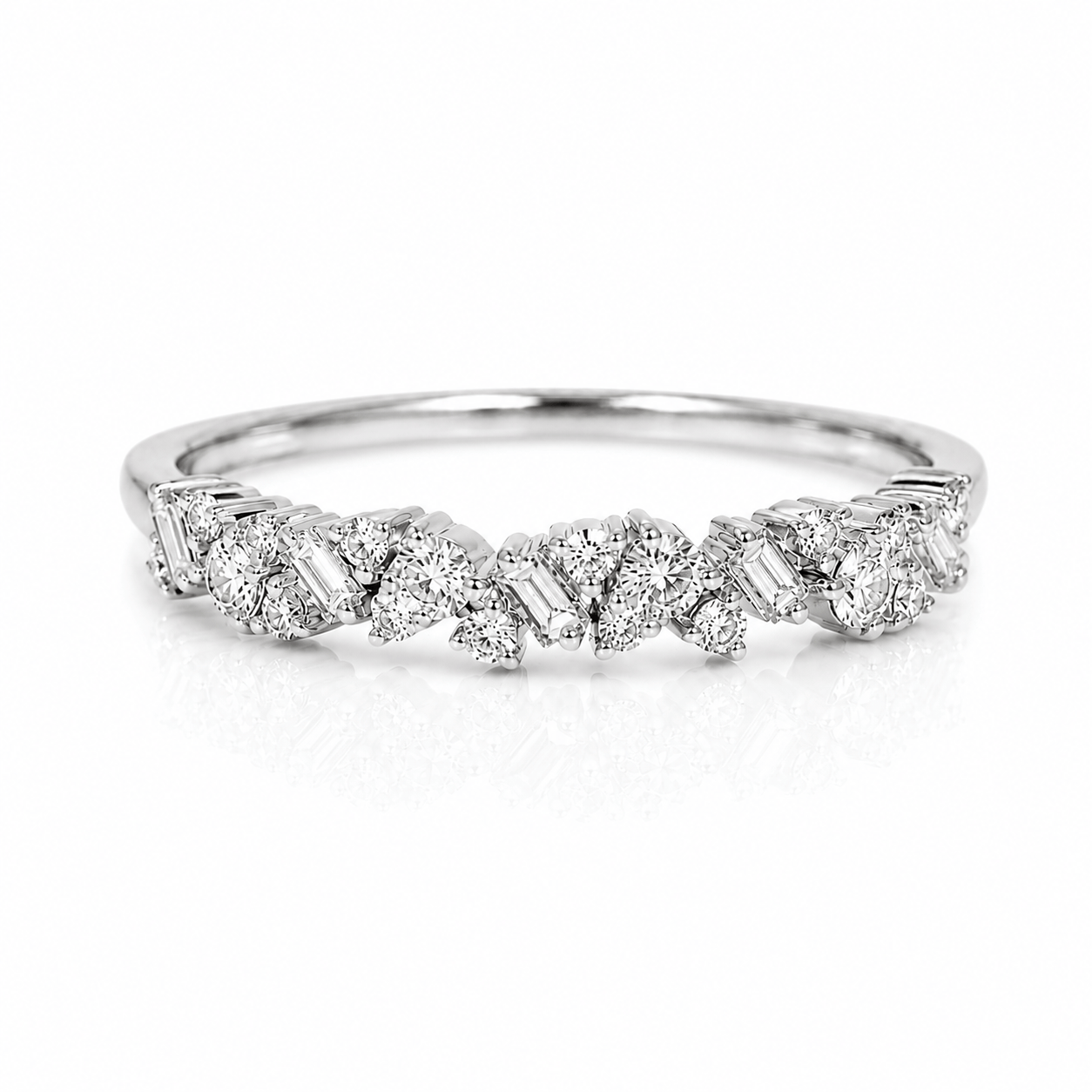 Curated Los Angeles RINGS Diamond Mosaic Ring