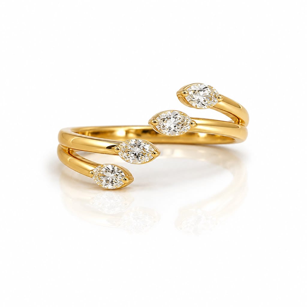 Curated Los Angeles RINGS Diamond Wrap Ring