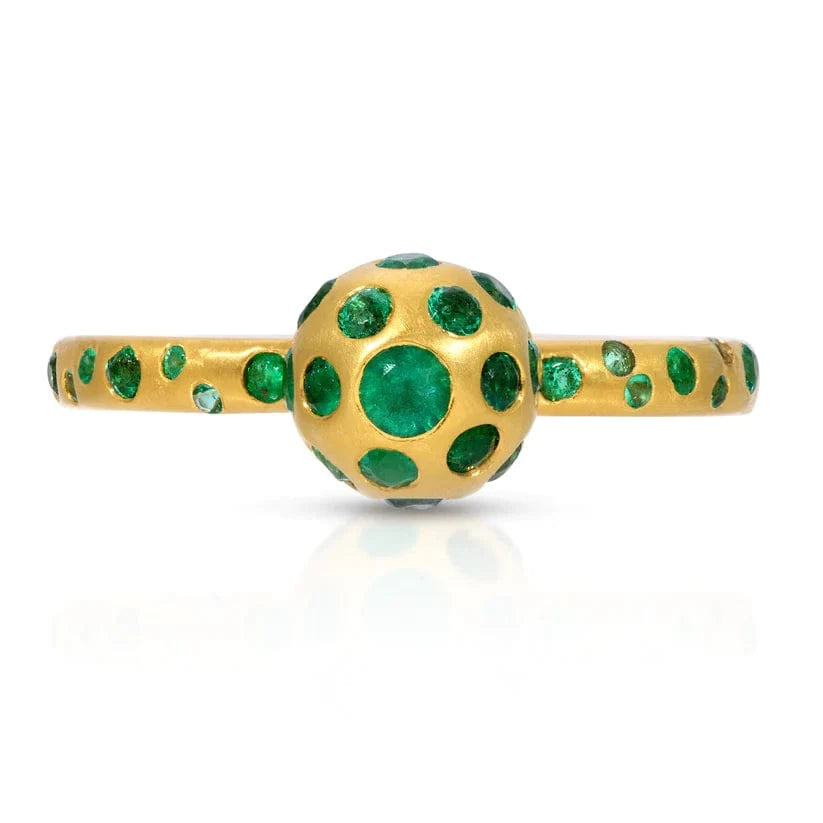 Danielle Morgan Jewelry RINGS Emerald Galaxy Ring
