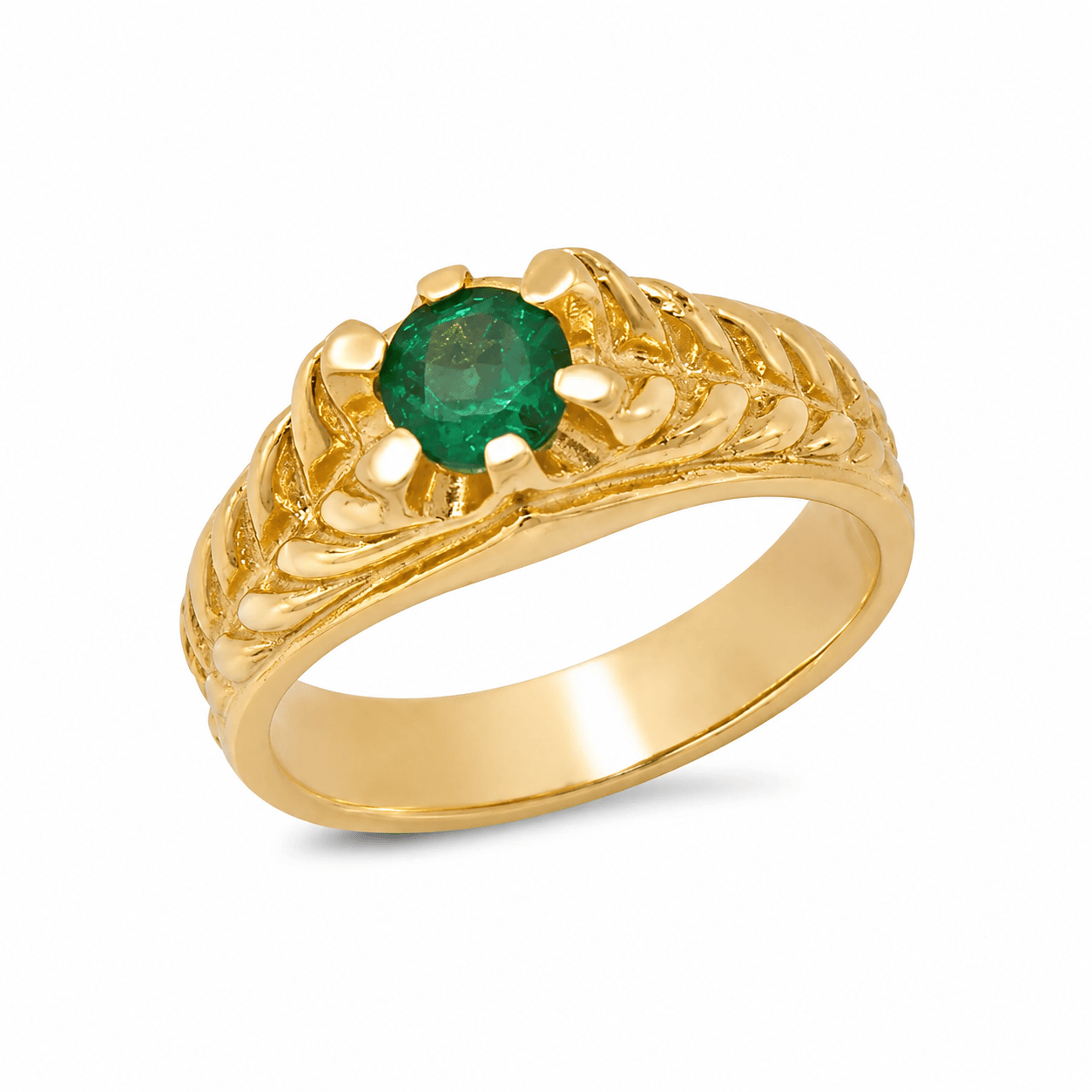 CAITLIN NICOLE JEWELRY RINGS Emerald Jolene Ring