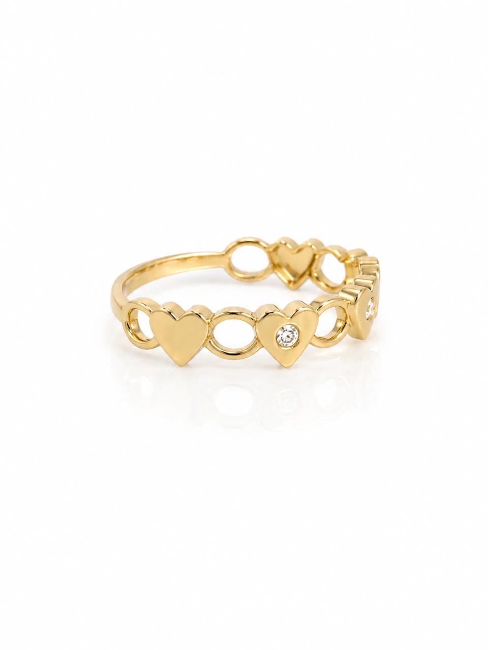 Curated Los Angeles RINGS Five Heart Diamond Ring