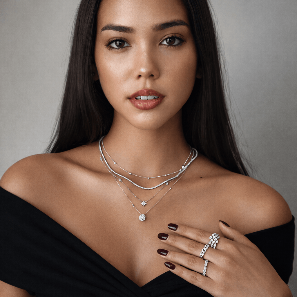 Curated Los Angeles RINGS Four Row Pear Lab Diamond Wrap Ring