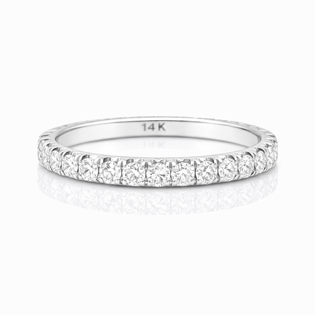 Curated Los Angeles RINGS French Pave Diamond Eternity Band