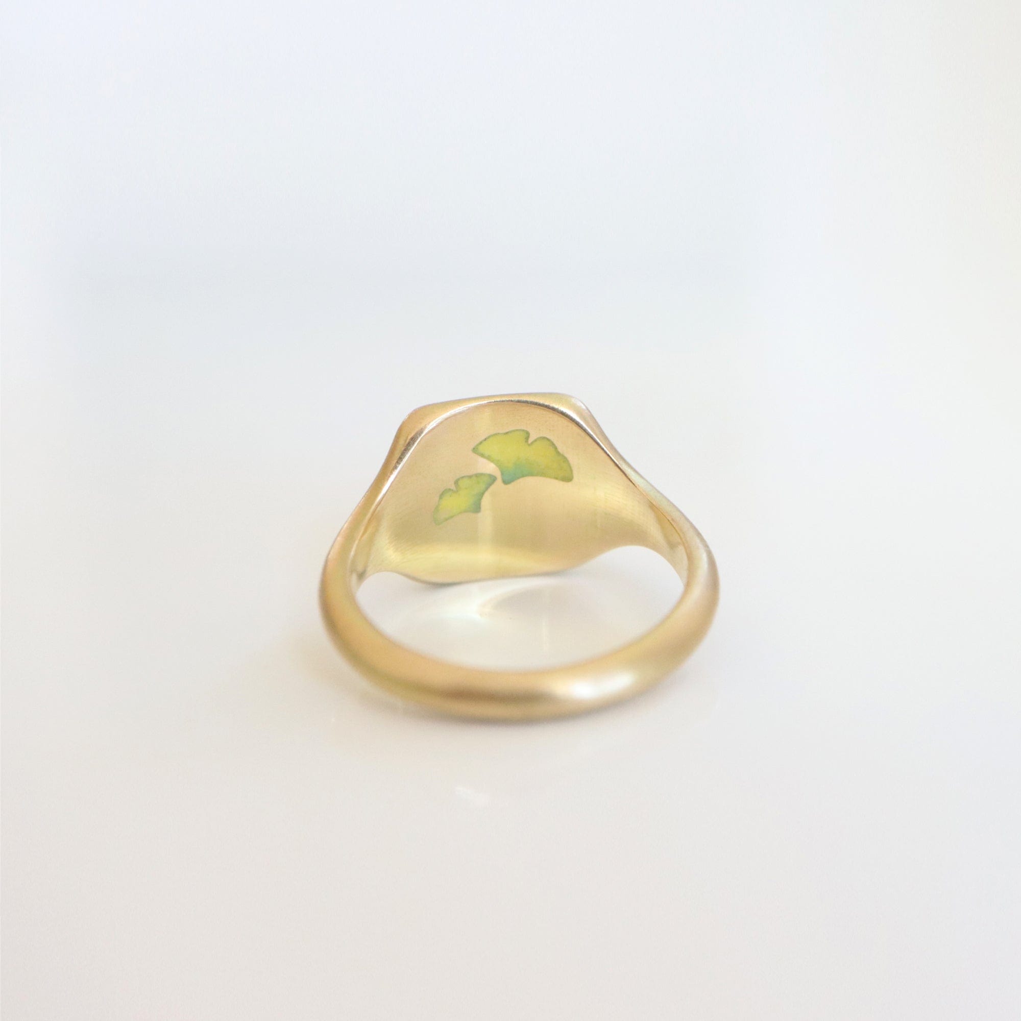 Gwen Barba RINGS Ginkgo Signet Ring