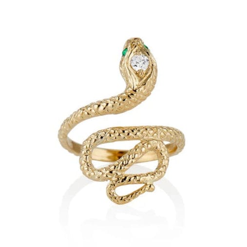 Charlie and Marcelle RINGS Golden Serpent Ring