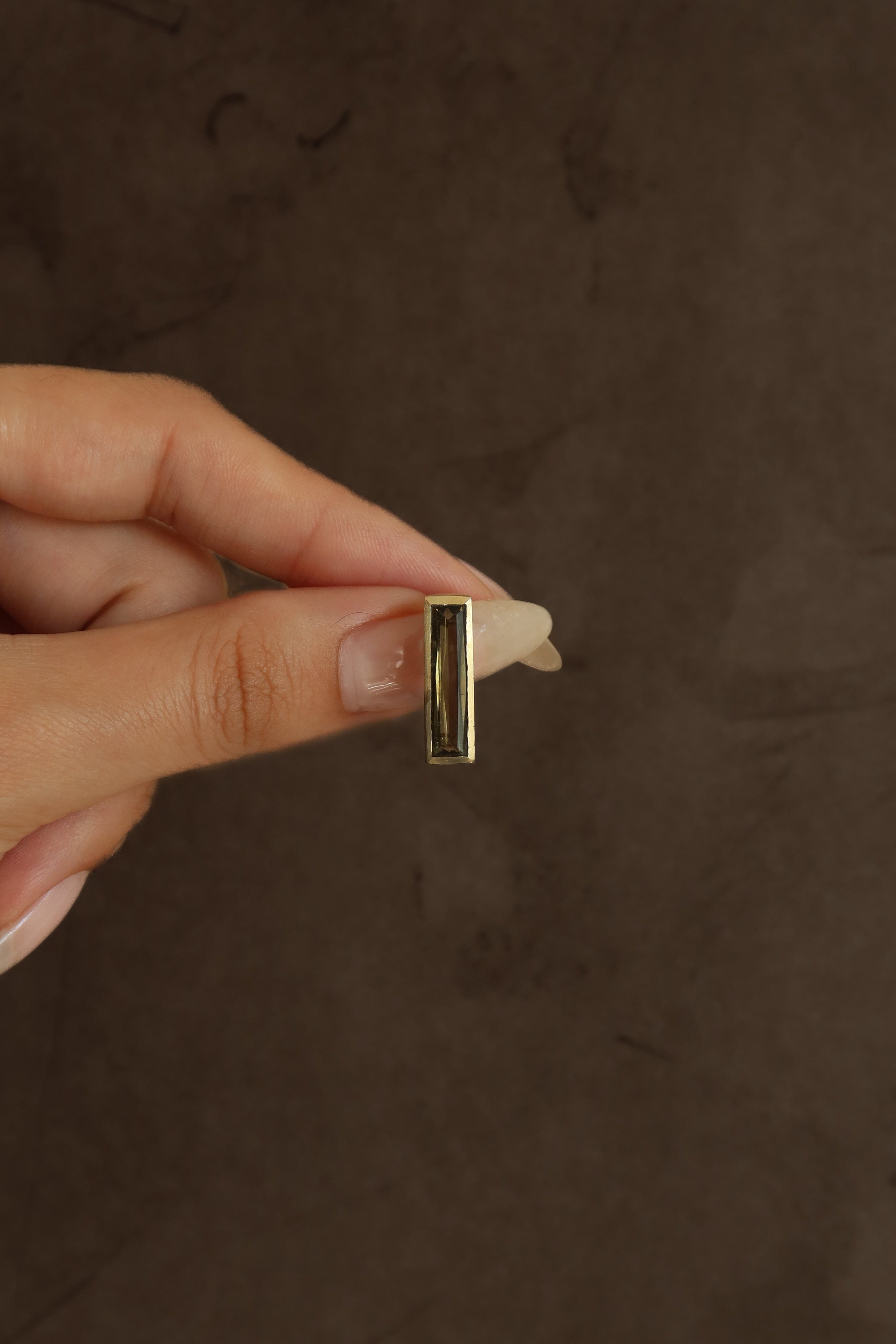 Annalisa Saylor RINGS Green Tourmaline Bar Ring