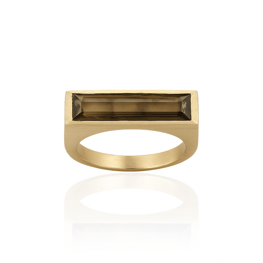 Annalisa Saylor RINGS Green Tourmaline Bar Ring