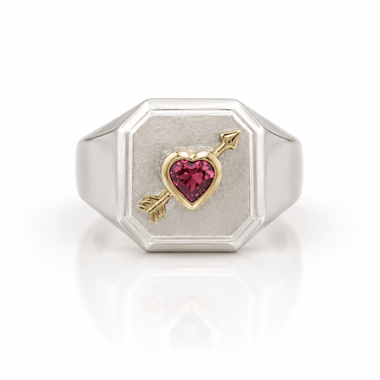 Mason Grace RINGS Heart and Arrow Signet Ring