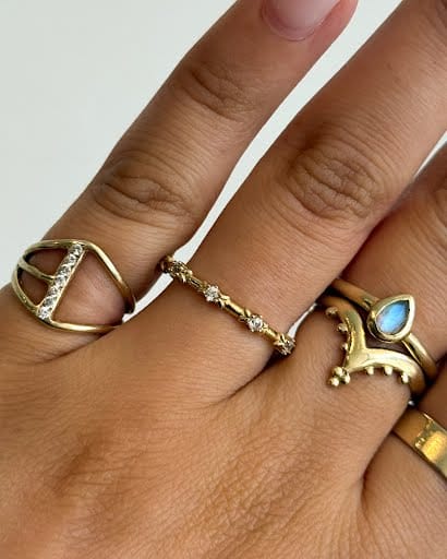Mason Grace RINGS La Vina White Sapphire Band