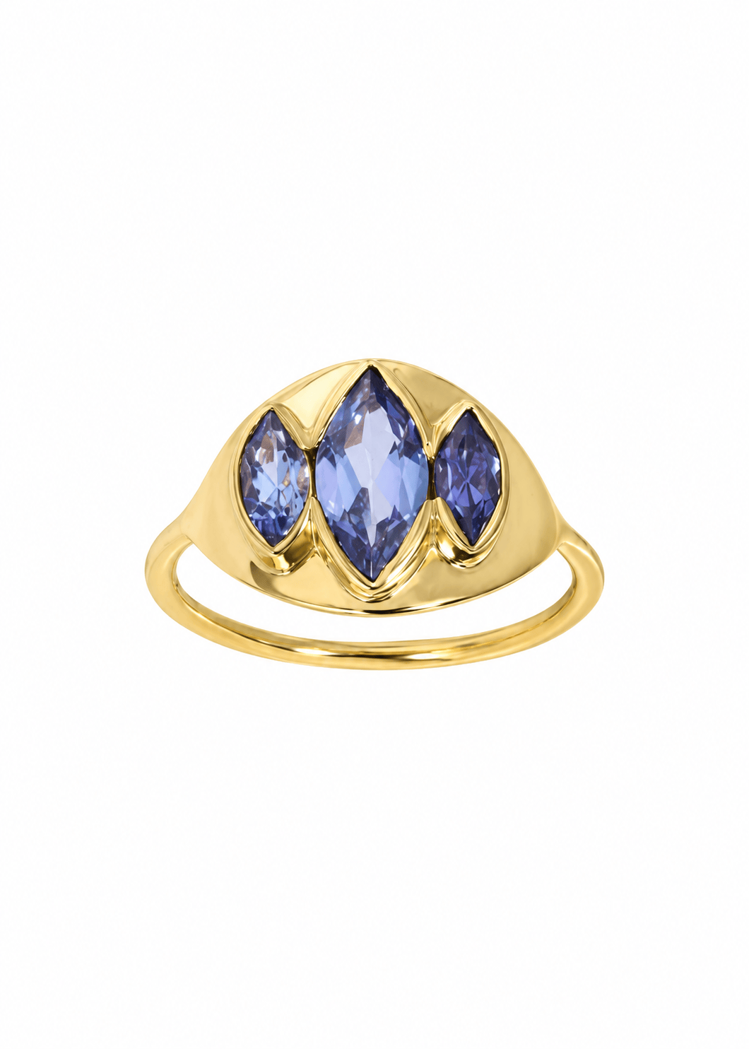 christinamagdolna RINGS Light Ring in Tanzanite