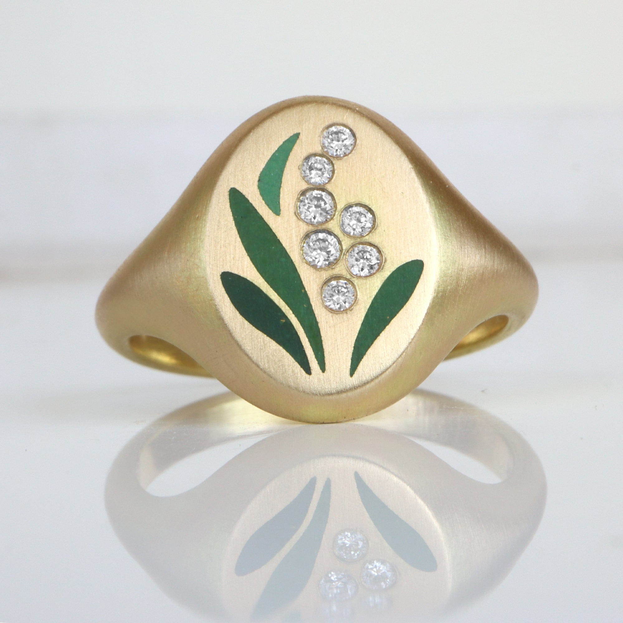 Gwen Barba RINGS Lily of the Valley Signet Ring