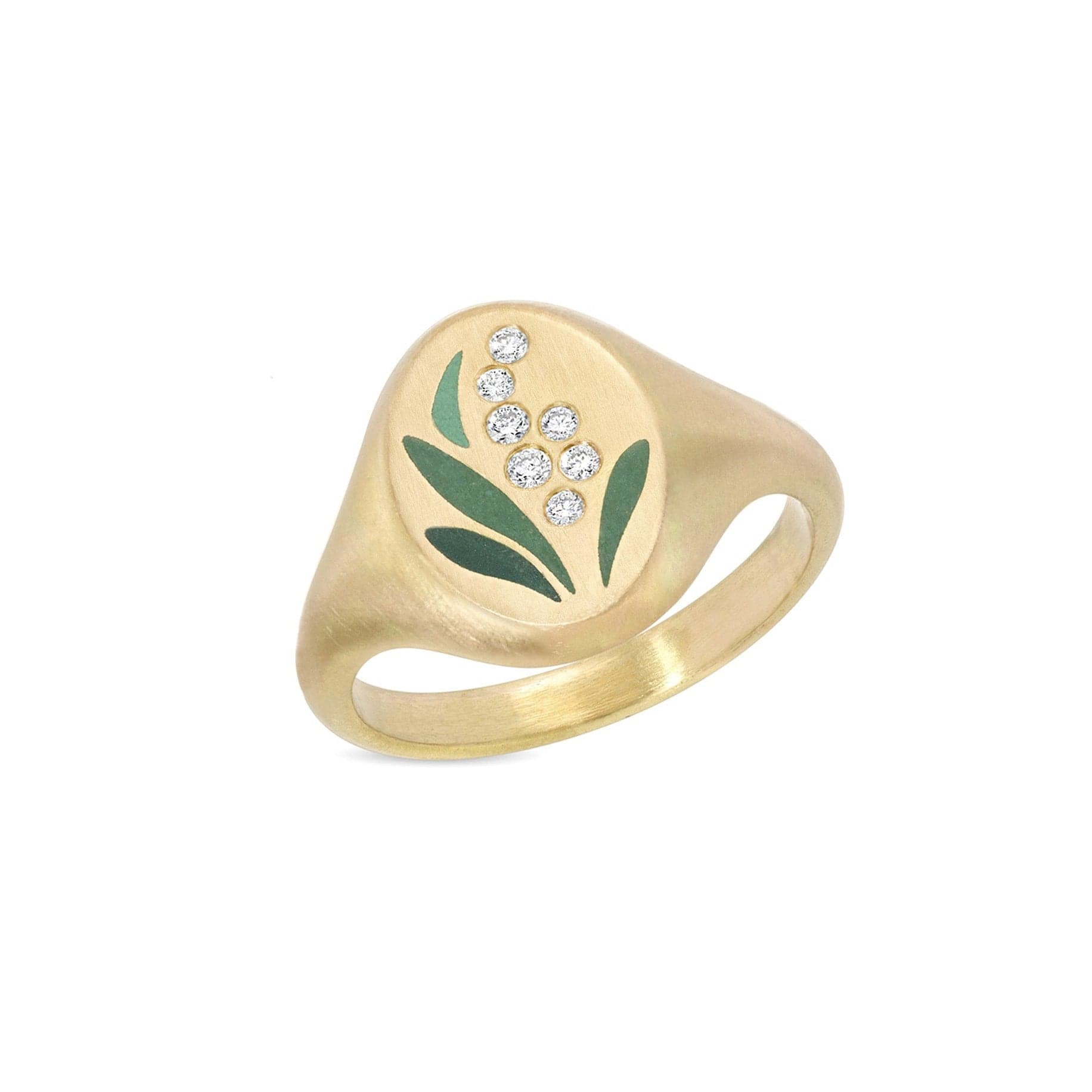 Gwen Barba RINGS Lily of the Valley Signet Ring