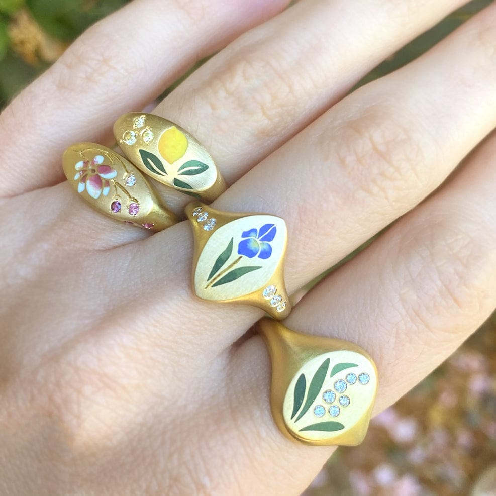 Gwen Barba RINGS Lily of the Valley Signet Ring