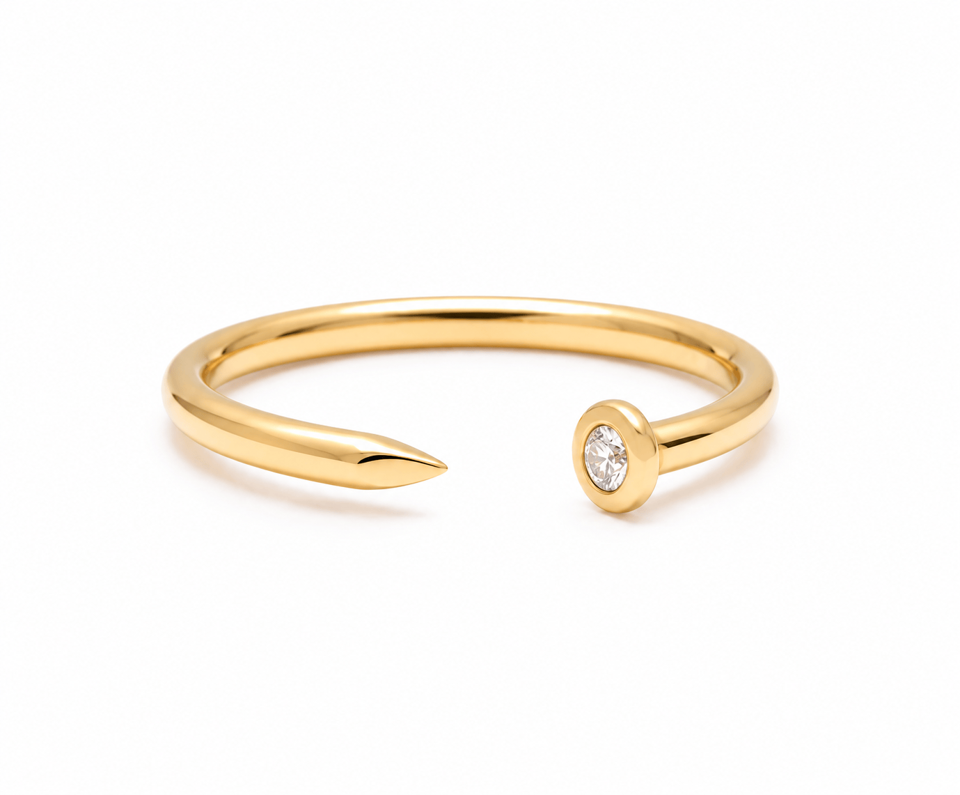 Amazing Grace RINGS Open Nail Diamond Ring