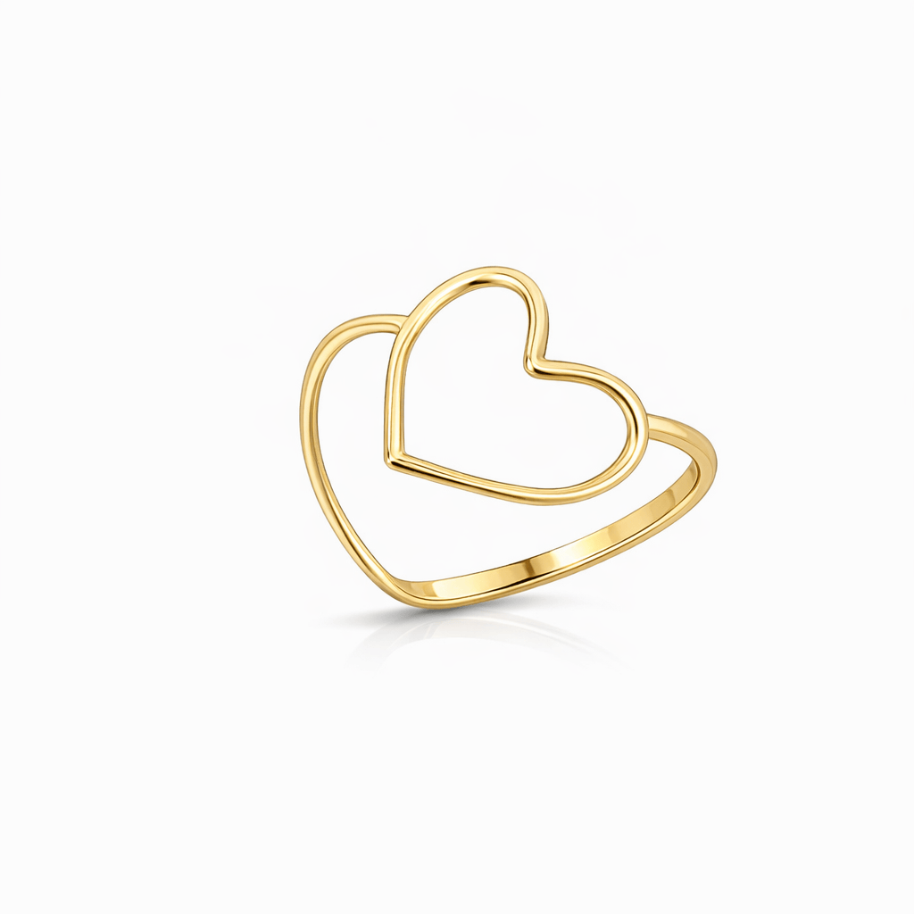 Curated Los Angeles RINGS Open Wire Heart Ring