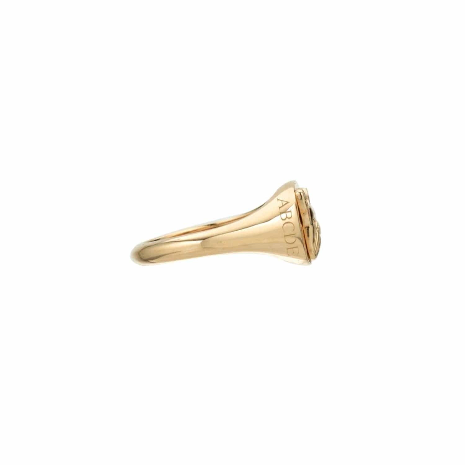 Adina Reyter RINGS Pavé Diamond Dachshund Signet Ring