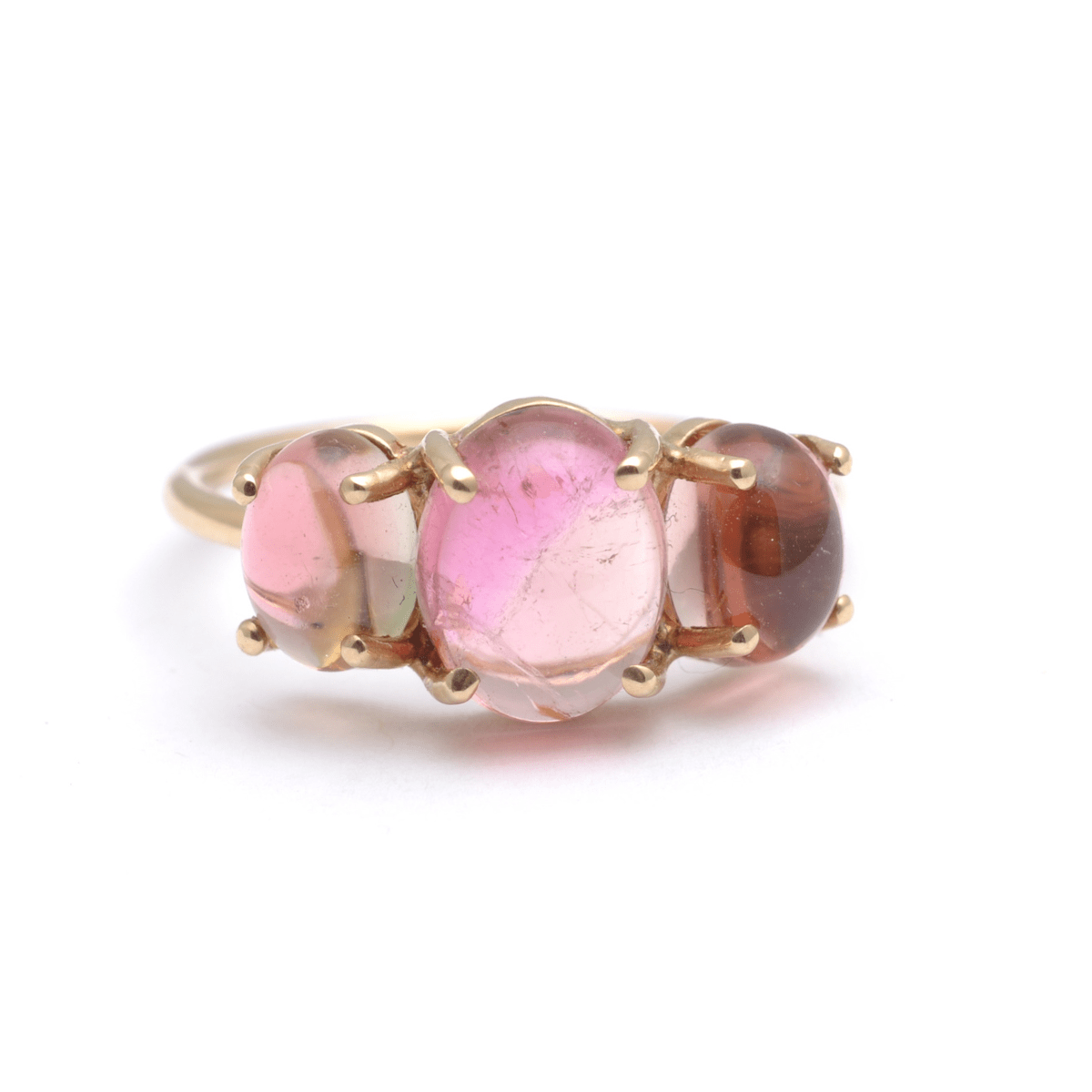 Charlie and Marcelle RINGS Pink Tourmaline Gumdrop Ring