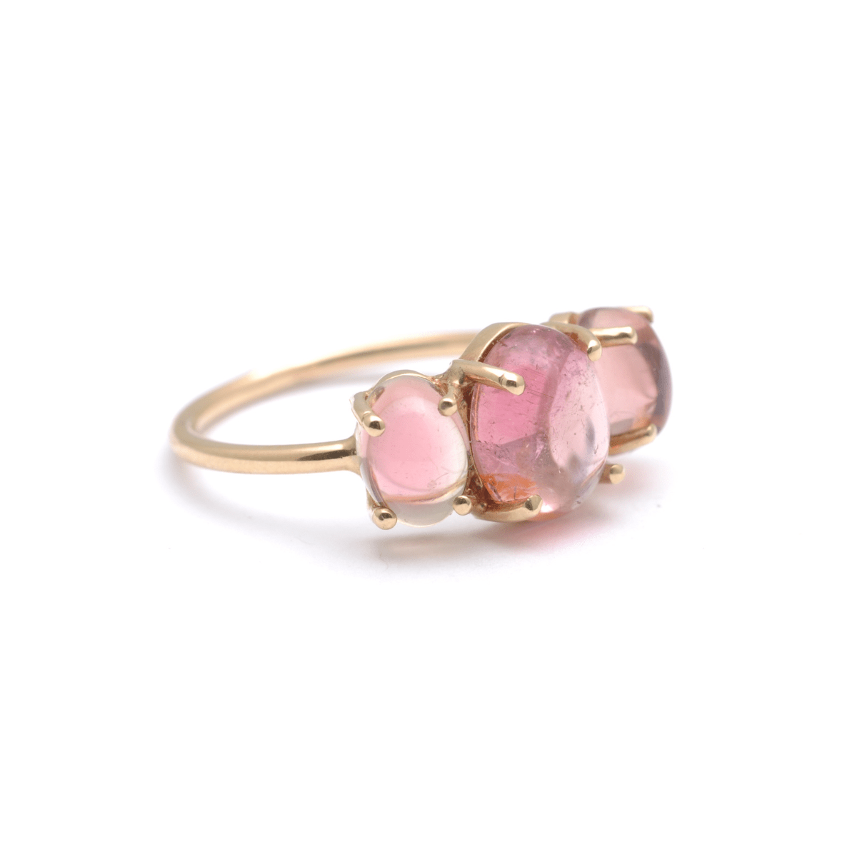 Charlie and Marcelle RINGS Pink Tourmaline Gumdrop Ring