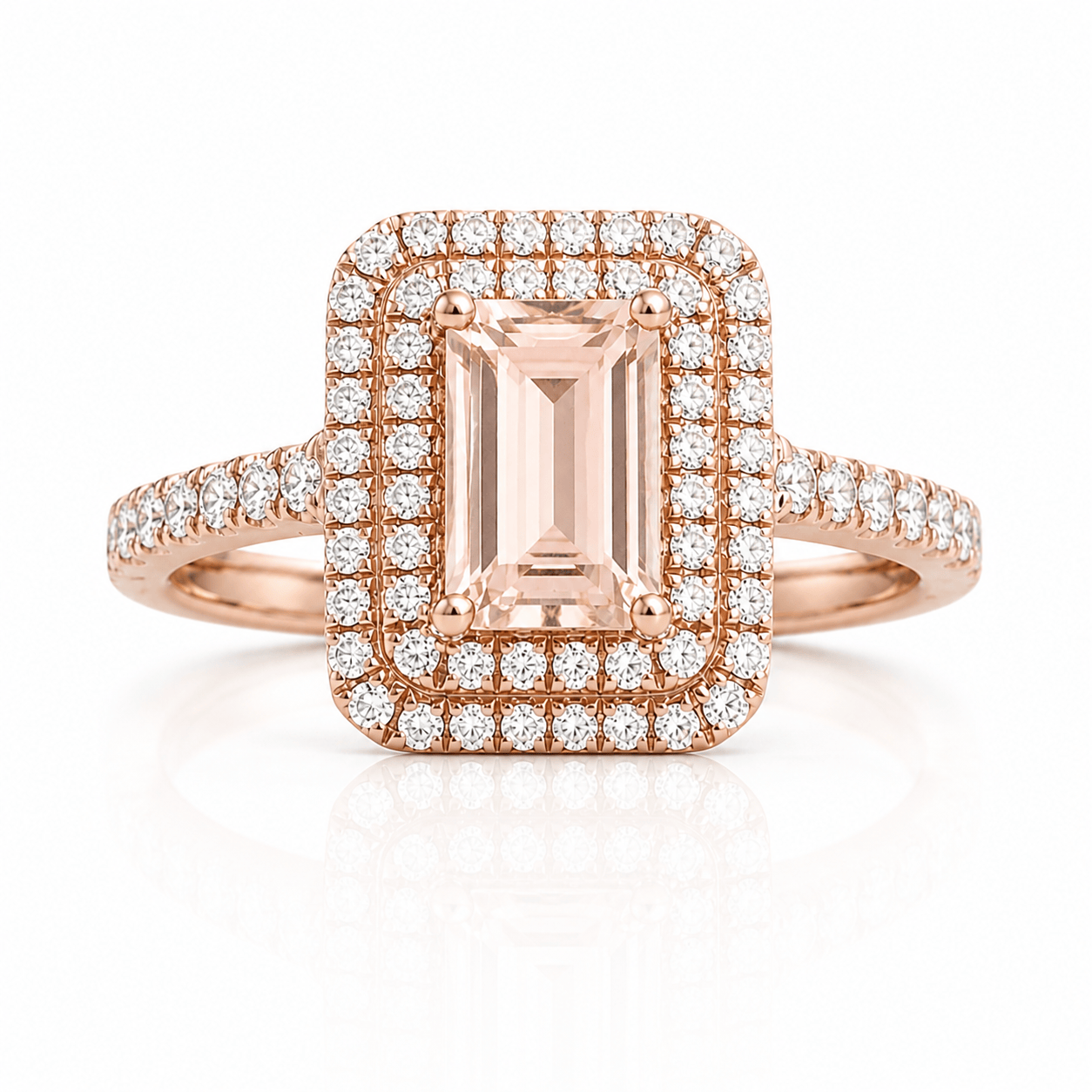 Curated Los Angeles RINGS Rose Gold Morganite Ring