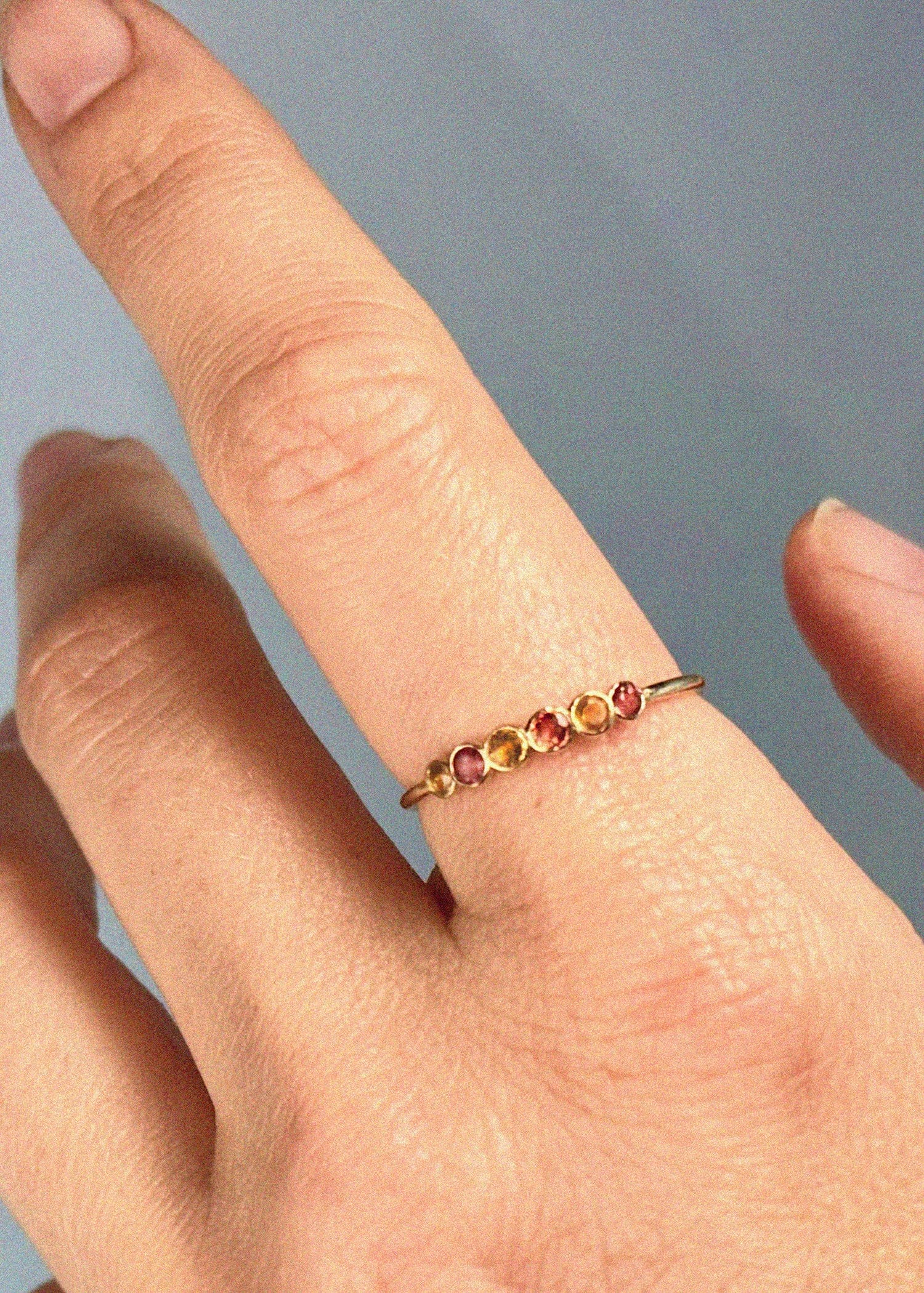 christinamagdolna RINGS Sapphire Sunset Ring