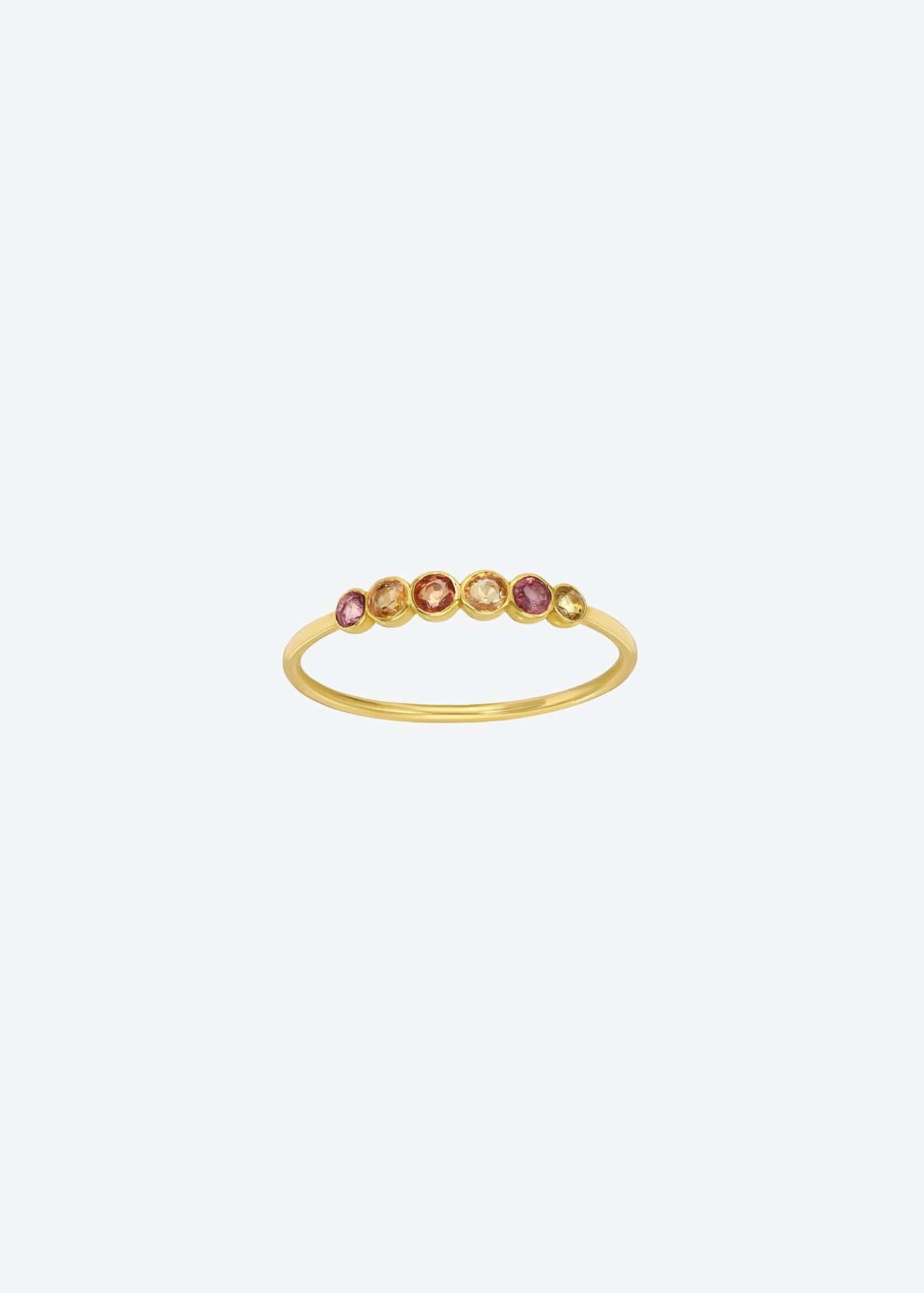 christinamagdolna RINGS Sapphire Sunset Ring