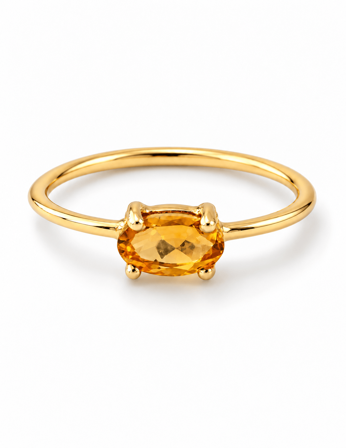 Charlie and Marcelle RINGS Small Oval Citrine Ring