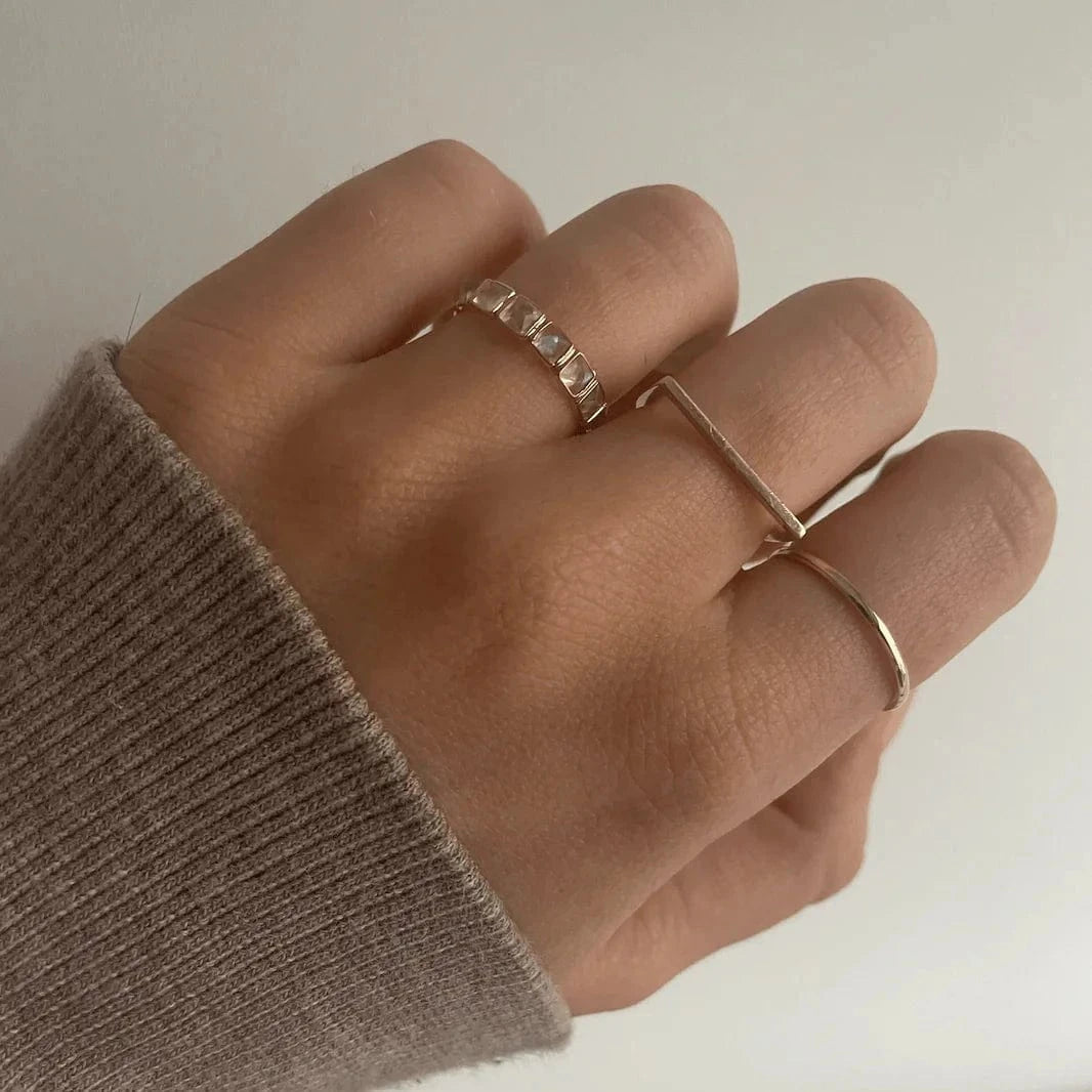 Carter Eve Jewelry RINGS Square Geometric Ring