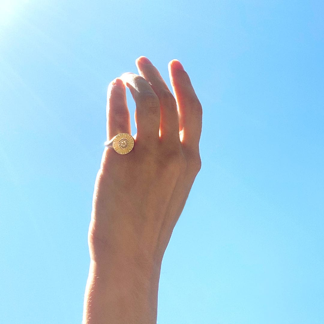 Gwen Barba RINGS Sunflower Signet