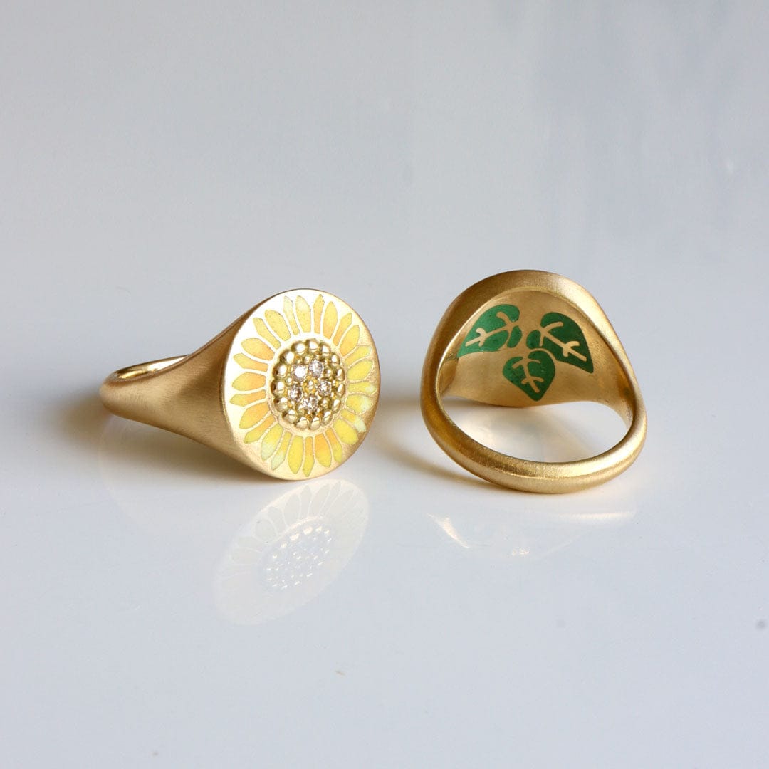 Gwen Barba RINGS Sunflower Signet