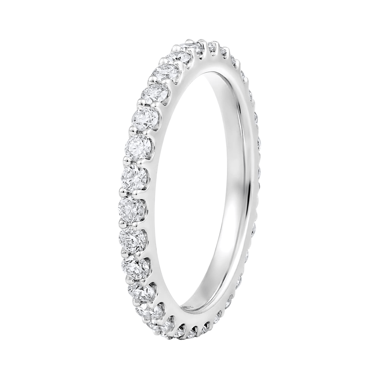 Curated Los Angeles RINGS Thin Diamond Eternity Band Ring
