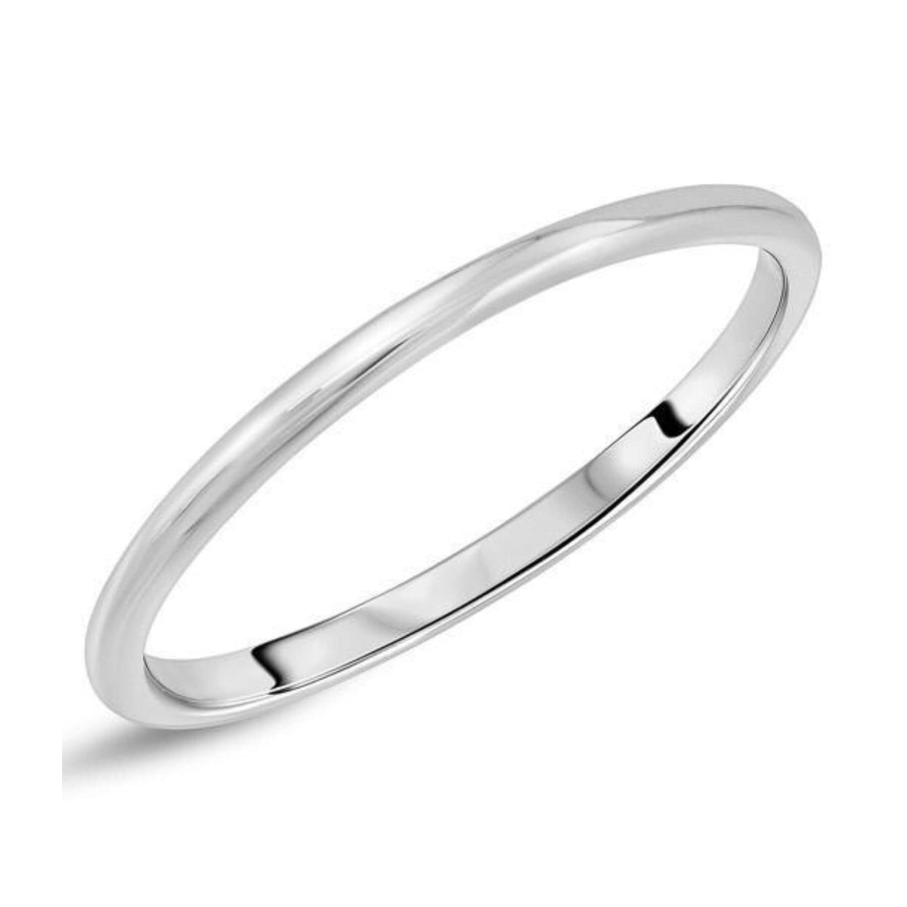 Curated Los Angeles RINGS Thin Solid Gold Band