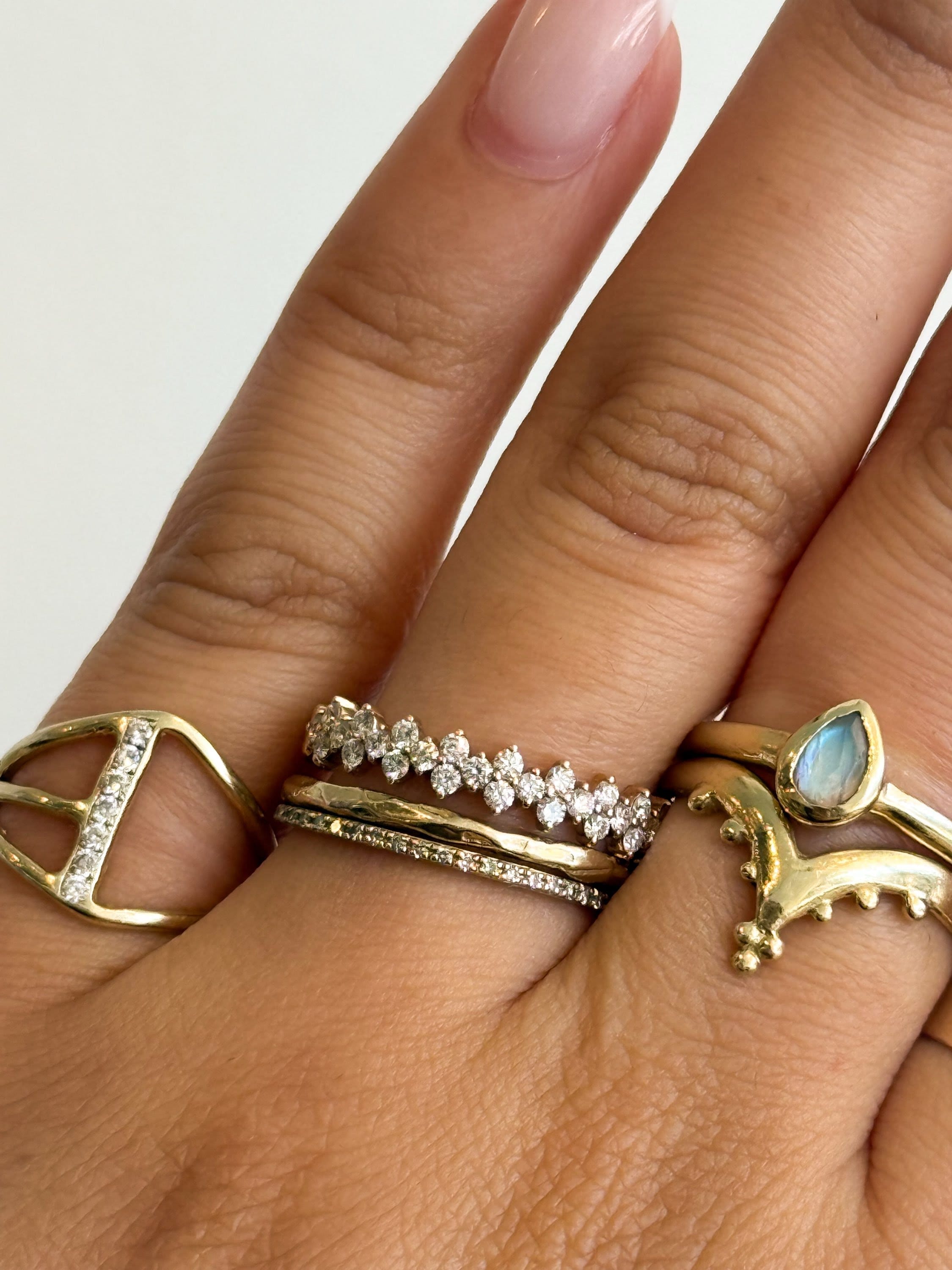Curated Los Angeles RINGS Tiered Diamond Ring